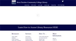 Desktop Screenshot of library.rpcc.edu